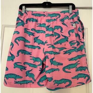 CHUBBIES Classic Swim Trunks The Glades Alligator Print 7" Men's Size M